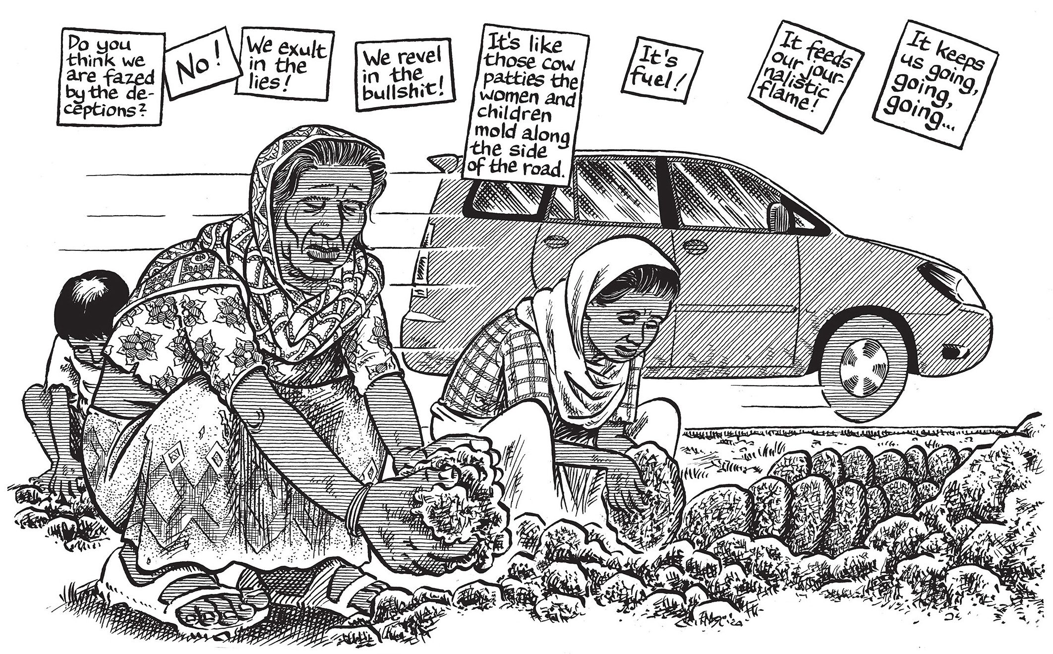 A Cartoonist’s Journey to the Scene of a Riot